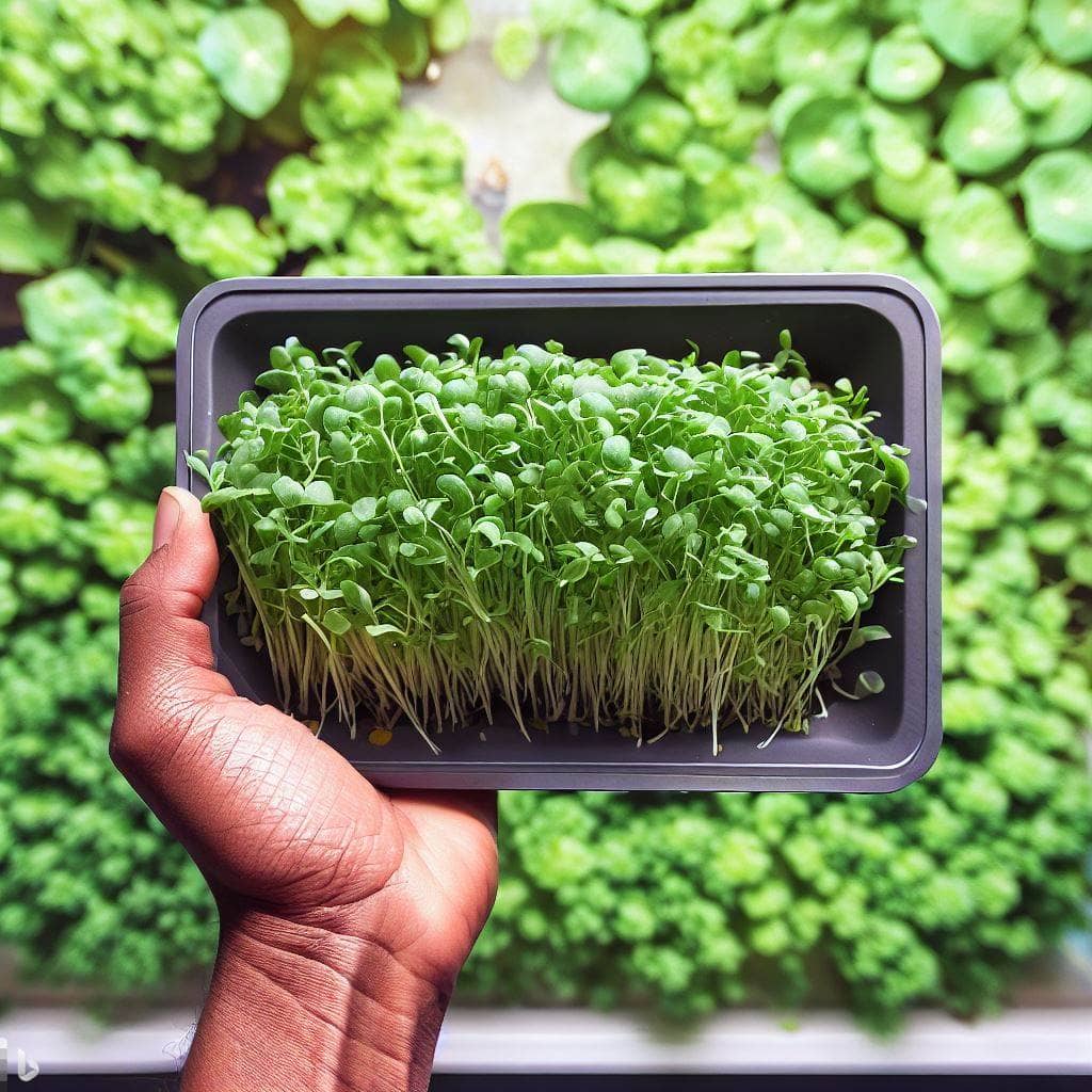 Arugula Microgreens, a good source of fiber, support a healthy digestive system and can help prevent constipation and bloating.